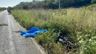 Trágico accidente en Hopelchén deja un motociclista muerto 