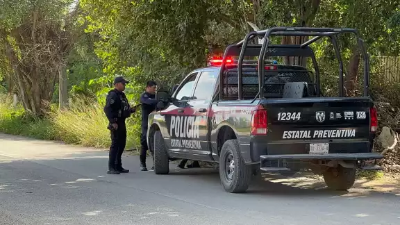 El área fue acordonada por elementos policía{cos El área fue acordonada por elementos policía{cos