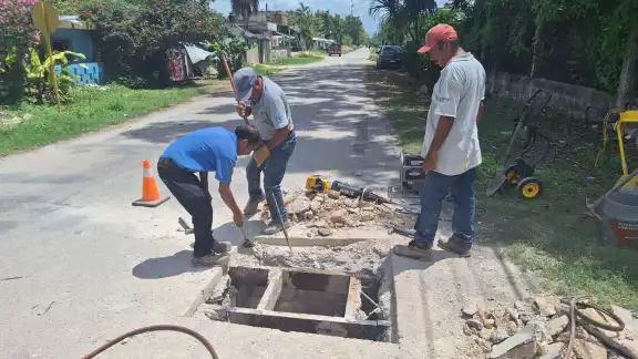 Se realizó un cambio de válvulas para mejorar la presión y el flujo del agua