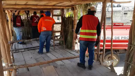 Protección Civil de Calkiní detectó deficiencias en el ruedo de Nunkiní.