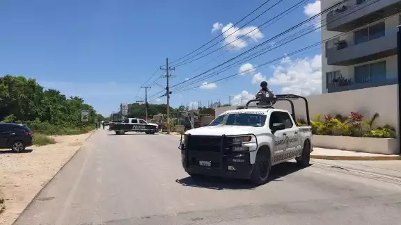 Lanzan granada en una obra en construcción en Cancún Lanzan granada en una obra en construcción en Cancún