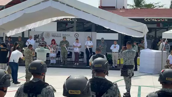 Instalan cuartel estratégico para vigilancia del Tren Maya en Campeche