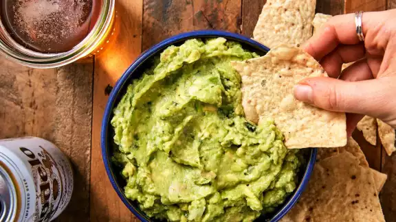El guacamole es una de las botanas favoritas