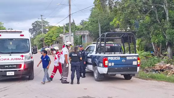 Reportan a persona lesionada con arma de fuego en Quintana Roo