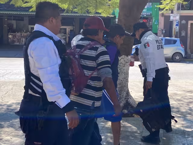 Habían convertido el parque en su baño