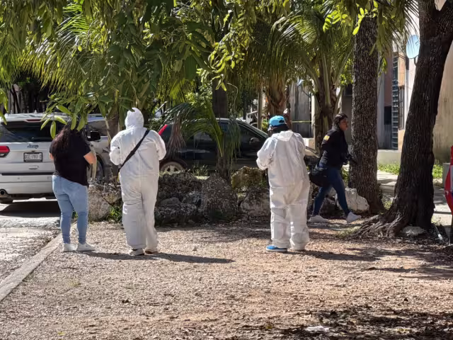 El sitio se encuentra acordonado por autoridades para el levantamiento de indicios