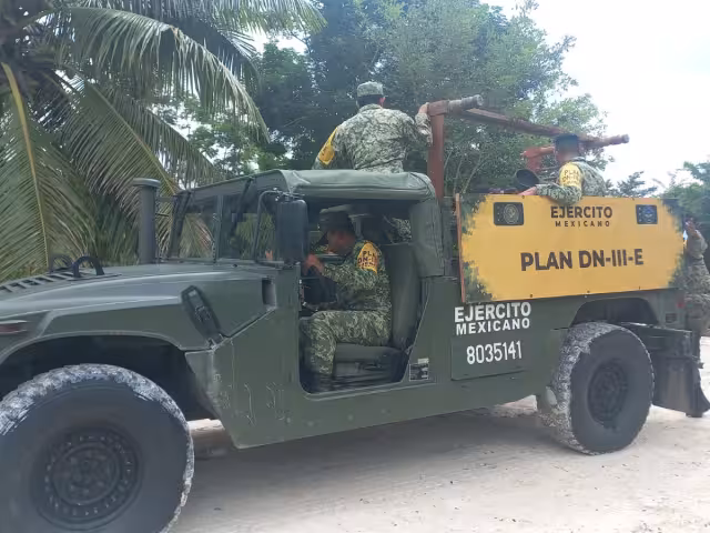 El Plan DN-III-E en Xpujil es activado debido a las afectaciones de Nadine.
