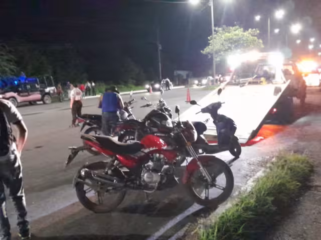 El operativo contaba con la finalidad de evitar el robo de motocicletas en el municipio.