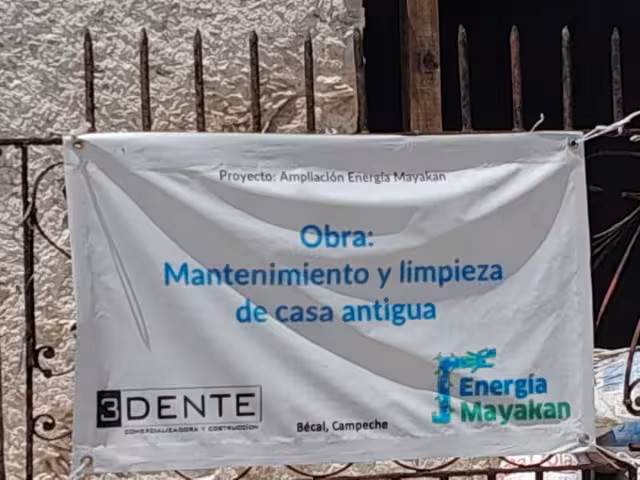 Opacidad en restauración de casona en Bécal: Energía Mayakan ejecuta obras sin informar presupuesto
