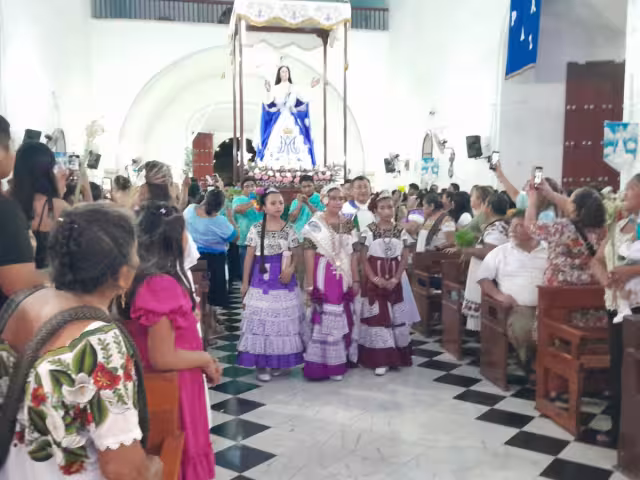 La fe católica se fortalece en la misa de la subida de la Virgen de la Asunción