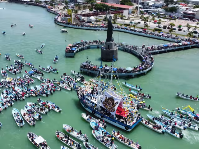 Todo listo en Campeche para las fiestas patronales de la Virgen del Carmen: “La Conchita” será el barco oficial