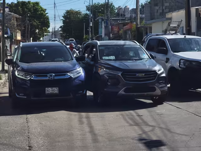 Choque de camionetas