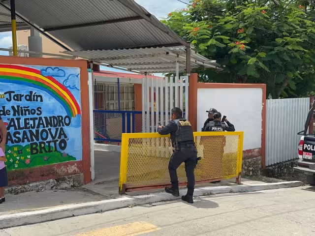 Fuga de gas provoca desalojo en kínder de la colonia Esperanza en Campeche