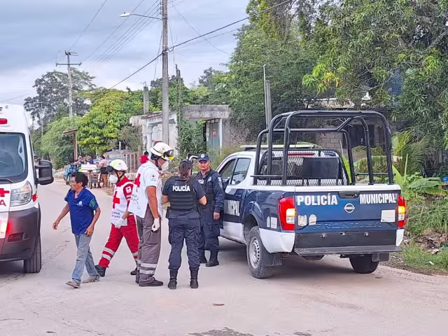 Reportan a persona lesionada con arma de fuego en Quintana Roo