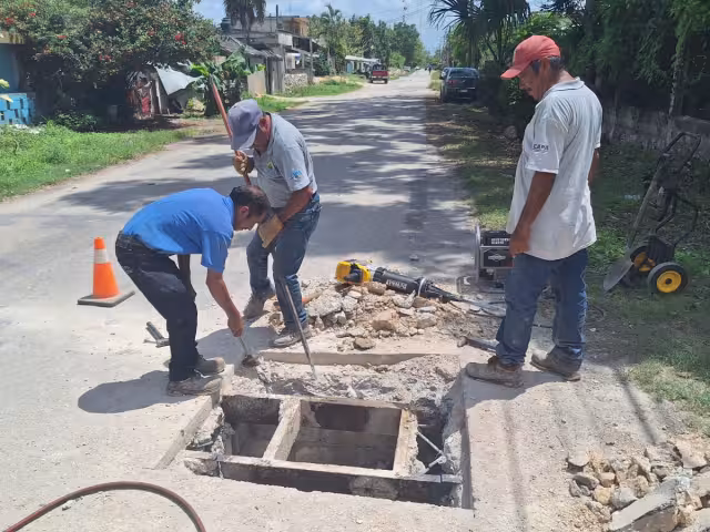 Se realizó un cambio de válvulas para mejorar la presión y el flujo del agua