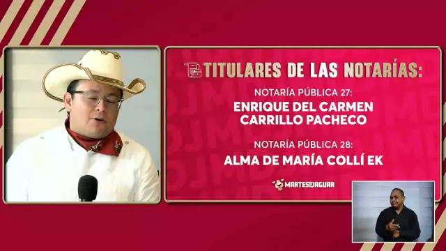 La suspensión estará vigente hasta que se cumpla la certificación anual ante el Colegio de Notarios de Campeche