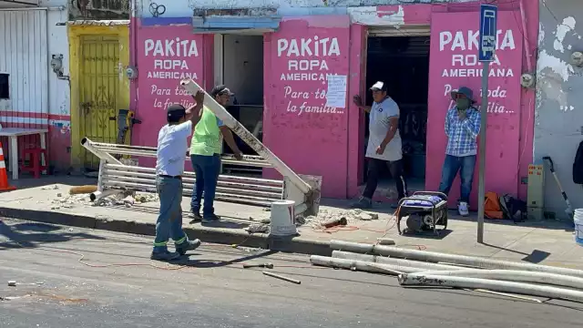Inicia remoción de antiguos paraderos en Campeche por arranque del transporte Ko’ox