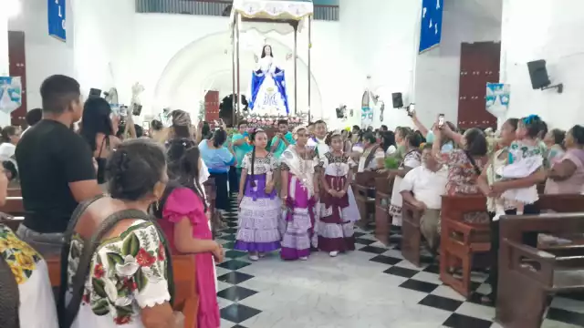 La fe católica se fortalece en la misa de la subida de la Virgen de la Asunción