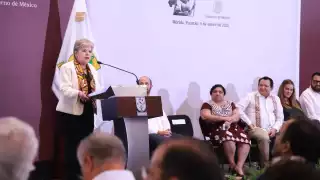 Joaquín Díaz Mena y Alicia Bárcena encabezan la apertura del Plan Nacional de Desarrollo en Mérida