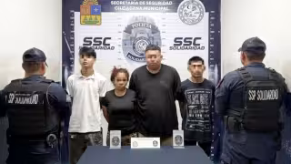 Atrapan a cuatro  personas con armas de fuego en la colonia Xcacel de Playa del Carmen 