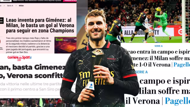 Santi salió ovacionado de San Siro