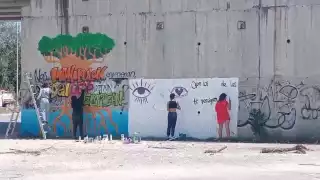 Realizan pintas en Playa del Carmen como protesta por los casos de mujeres desaparecidas y violentadas 