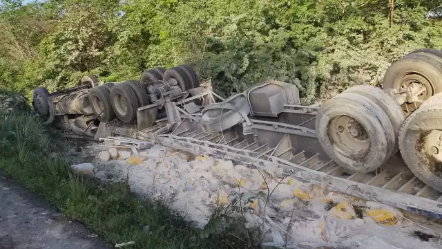 El chófer y su acompañante resultaron lesionados.