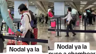Christian Nodal 'pone a trabajar a Ángela Aguilar', video se hace viral