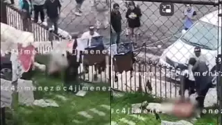 Filtran video de hombre vengándose del amante de su esposa en Cuajimalpa