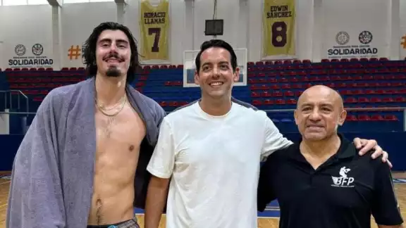 Jaime Jáquez Jr. en el Poliforum de Playa del Carmen