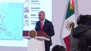Sheinbaum lanza el programa "Bachetón" con 4 mil mdp para reparar carreteras