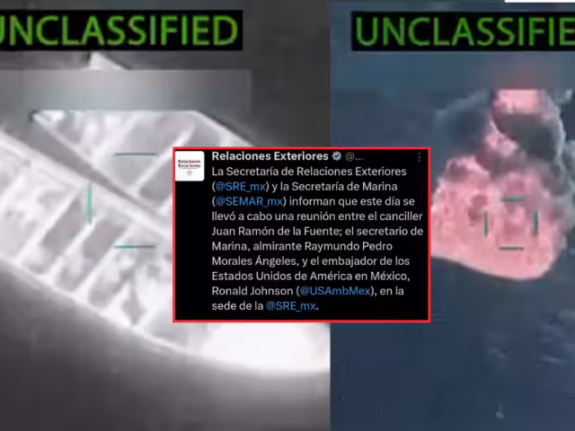 México y Estados Unidos sostuvieron una reunión de alto nivel tras los ataques de fuerzas estadounidenses contra embarcaciones sospechosas de narcotráfico en el Pacífico