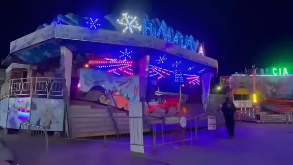 El desprendimiento de una llanta del juego mecánico “Himalaya” casi ocasiona una desgracia en Sabancuy
