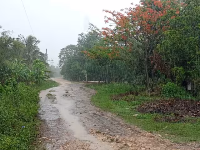 Ciudadanos reiteraron la petición de pavimentación para evitar riesgos en esta temporada