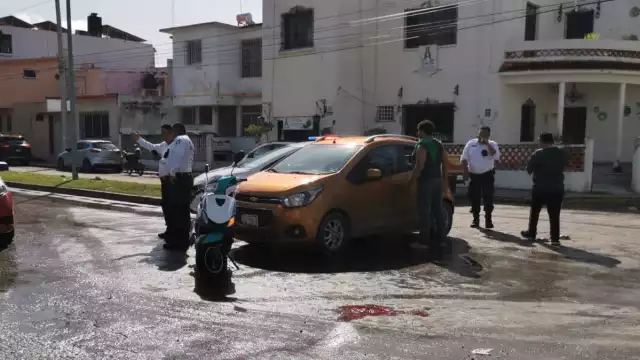 La guiadora del coche no frenó