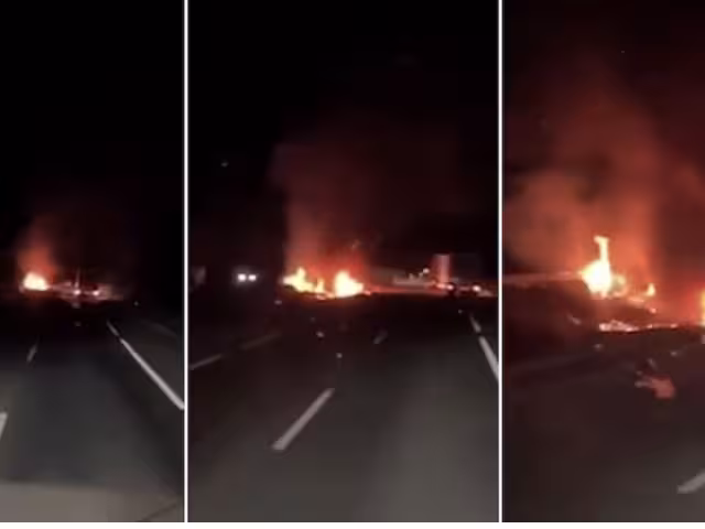 Un conductor captó el momento exacto del accidente del futbolista