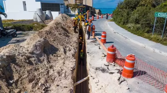 Aunque el drenaje de la zona Sur se instaló hace 5 años, no se conectó a la planta de tratamiento