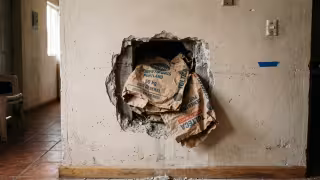 Un caso de muros de casas rellenos de papel en Mérida causó gran indignación