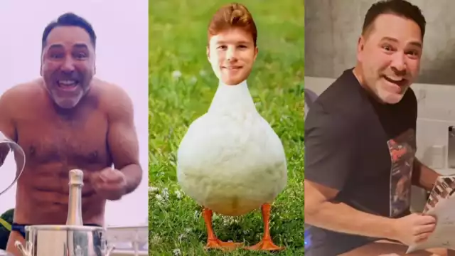 El ex boxeador colocó en sus redes sociales el video