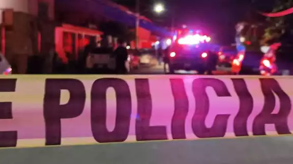 La cancha de futbol fue acordonada por policías en Cancún La cancha de futbol fue acordonada por policías en Cancún