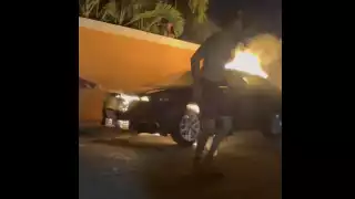 ¿La relación ‘acabó en llamas’? Chica en Cholul denuncia a ex por incendiar su auto; SSP inicia investigaciones