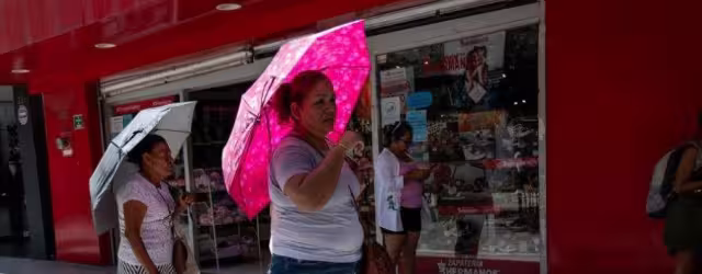 El Servicio Meteorológico Nacional adviuerte que este lunes se registrarán altas temperaturas en diversas entidades del país.