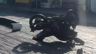Se presume que el conductor de la moto manejaba a exceso de velocidad