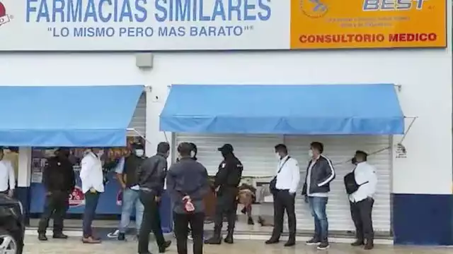 Una mujer de 67 años falleció en un laboratorio de la farmacia Similares debido a causas patológicas