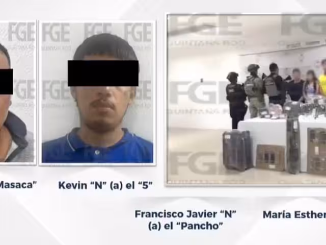 Los tres detenidos fueron vinculados a proceso por un juez de control, quien impuso la medida cautelar de prisión preventiva justificada