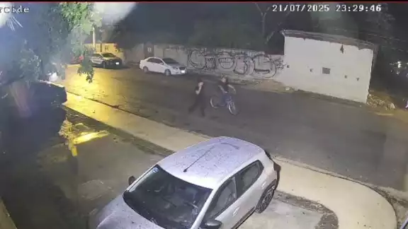 El ciudadano afectado compartió imágenes de la cámara de seguridad. El ciudadano afectado compartió imágenes de la cámara de seguridad.