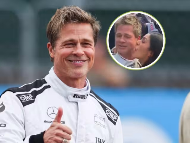 Brad Pitt feliz con los fan mexicano