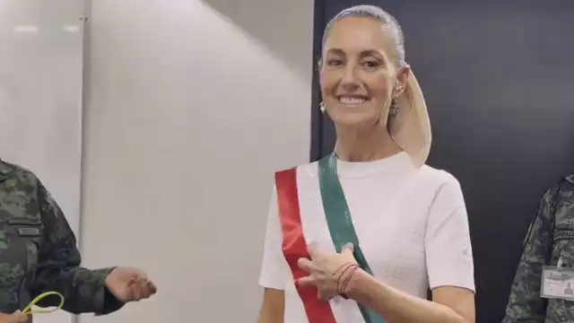 Claudia Sheinbaum hará historía al ser la primera mujer que portará la Banda Presidencial que simboliza al Poder Ejecutivo