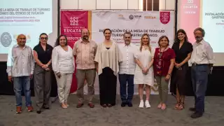 Durante la sesión, los integrantes de la mesa rindieron protesta y se comprometieron a promover la proyección nacional e internacional de Yucatán como destino gastronómico