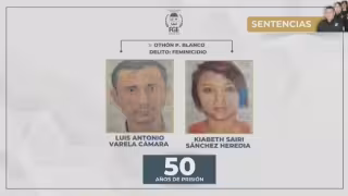 Los sentenciados son Luis Antonio Varela Cámara y Kiabeth Sairi Sánchez Heredia